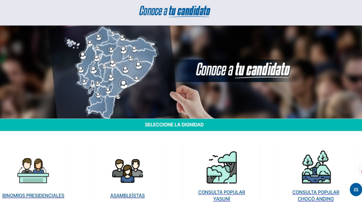 plataforma conoce tu candidatoa cne elecciones 2023