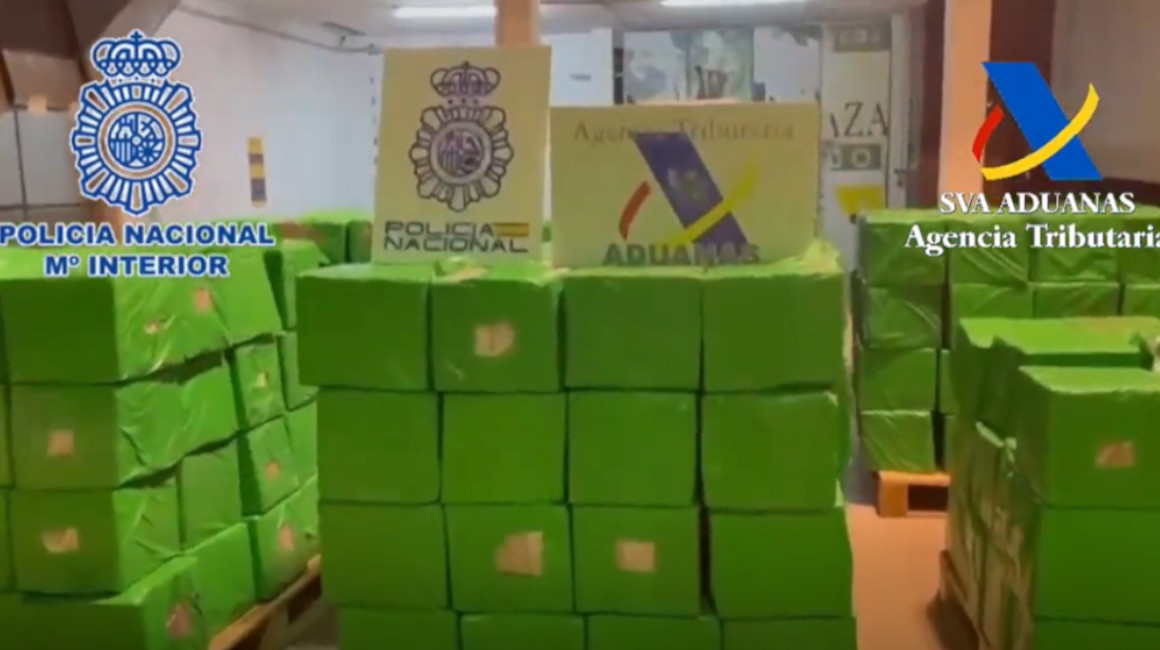 España incauta otro cargamento de droga procedente de Ecuador