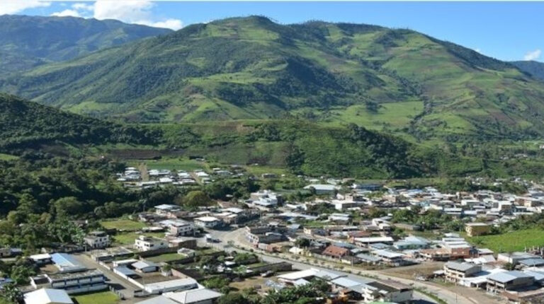 Imagen del cantón Pallatanga, de la provincia de Chimborazo.