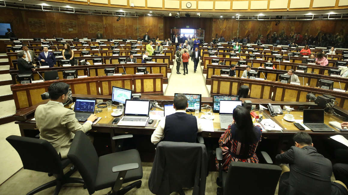 Imagen referencial de la última sesión de la Asamblea Nacional, 16 de mayo de 2023.