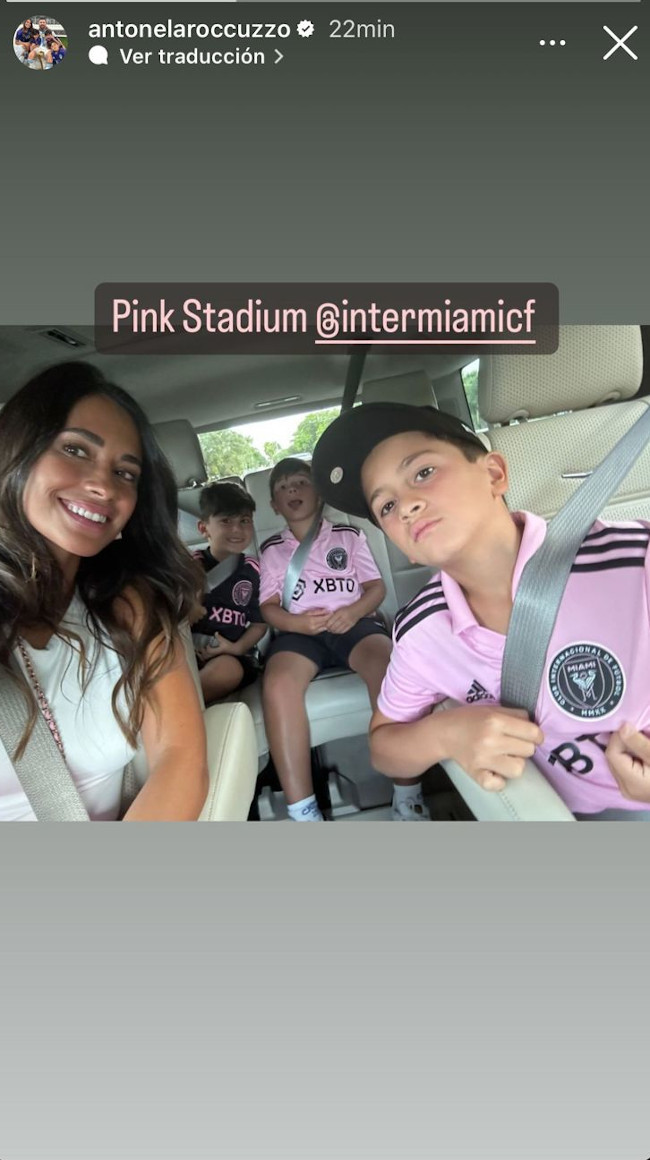 Antonela familia Messi Inter Miami