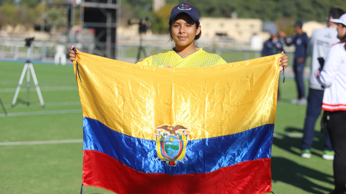 Blanca Rodrigo, durante los Juegos Suramericanos de la Juventud, el 1 de mayo de 2022. 