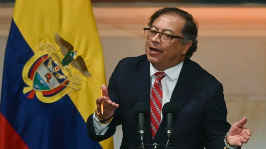 El presidente de Colombia, Gustavo Petro.