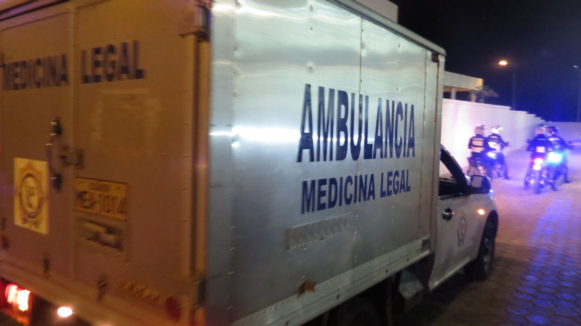 Imagen referencial. Una ambulancia de Medicina Legal.