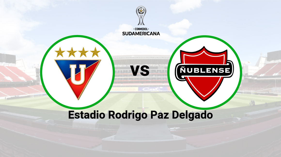 Liga de Quito se enfrenta a Ñublense en el estadio Rodrigo Paz Delgado, el 10 de agosto de 2023.