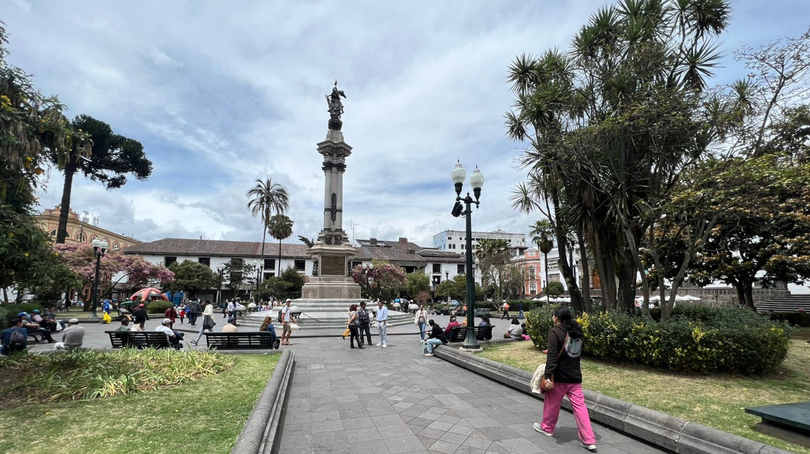 Imagen de la Plaza de la Independencia, el 8 de agosto de 2023.