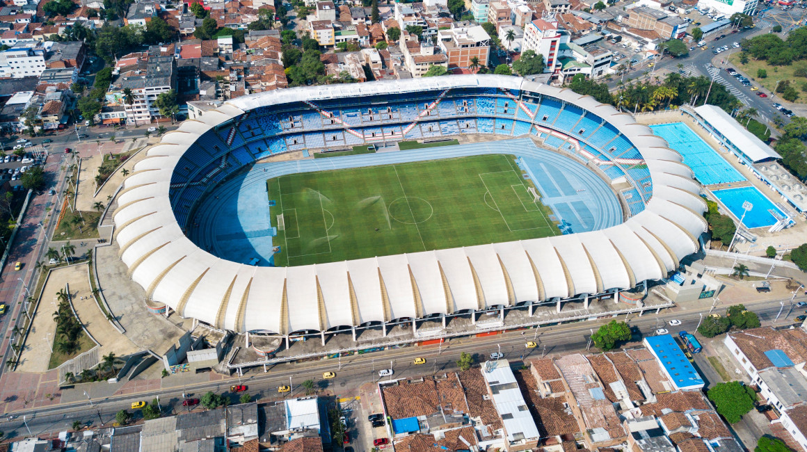 Imagen del Estadio Pascual Guerrero en Cali, que será sede de la Copa Libertadores femenina 2023.