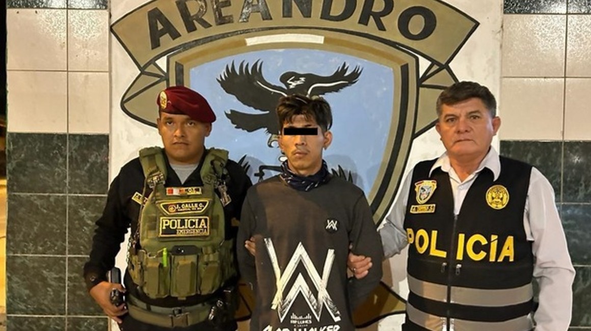 Detención de un presunto sicario de 'Los Lobos' en Perú.