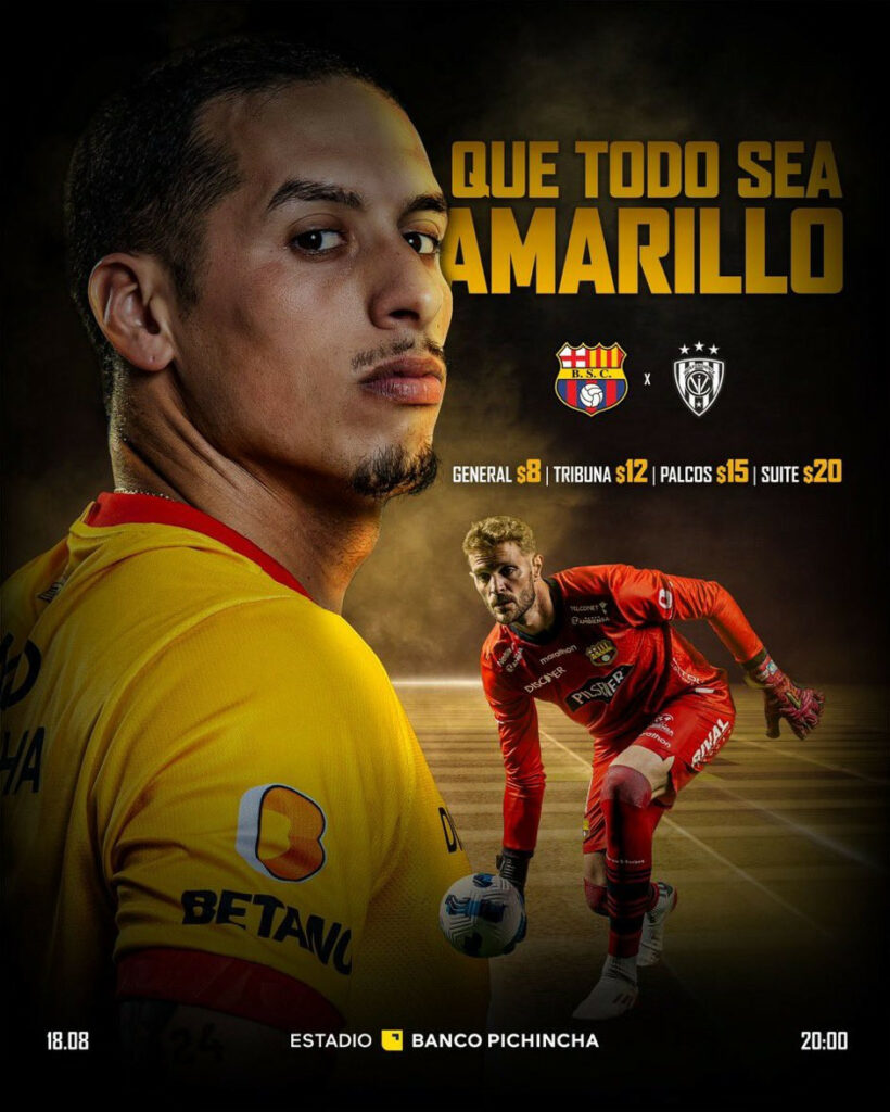 Precios de las entradas para Barcelona vs. IDV por LigaPro
