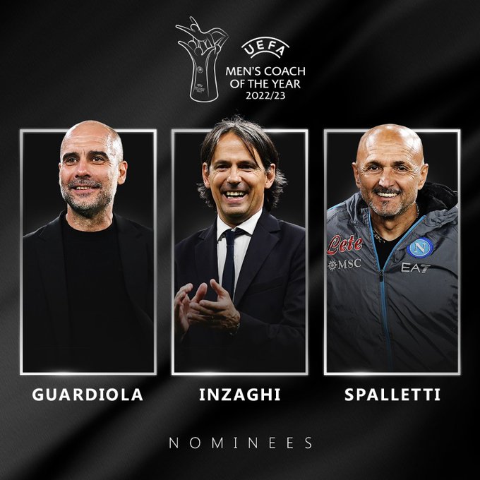 Nominados a mejor entrenador de la UEFA 2023.