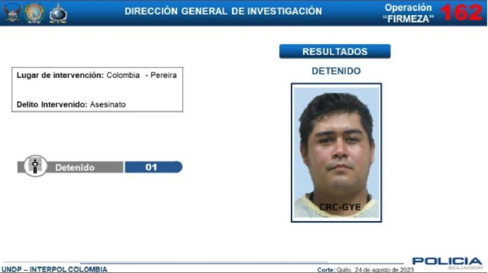 Con Ayuda De Interpol, Capturan A Ecuatoriano Buscado Por Asesinato ...