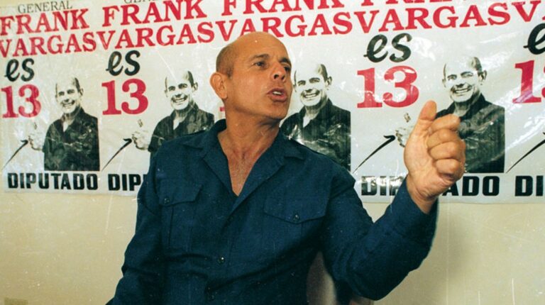 Frank Vargas, durante una de sus campañas electorales.