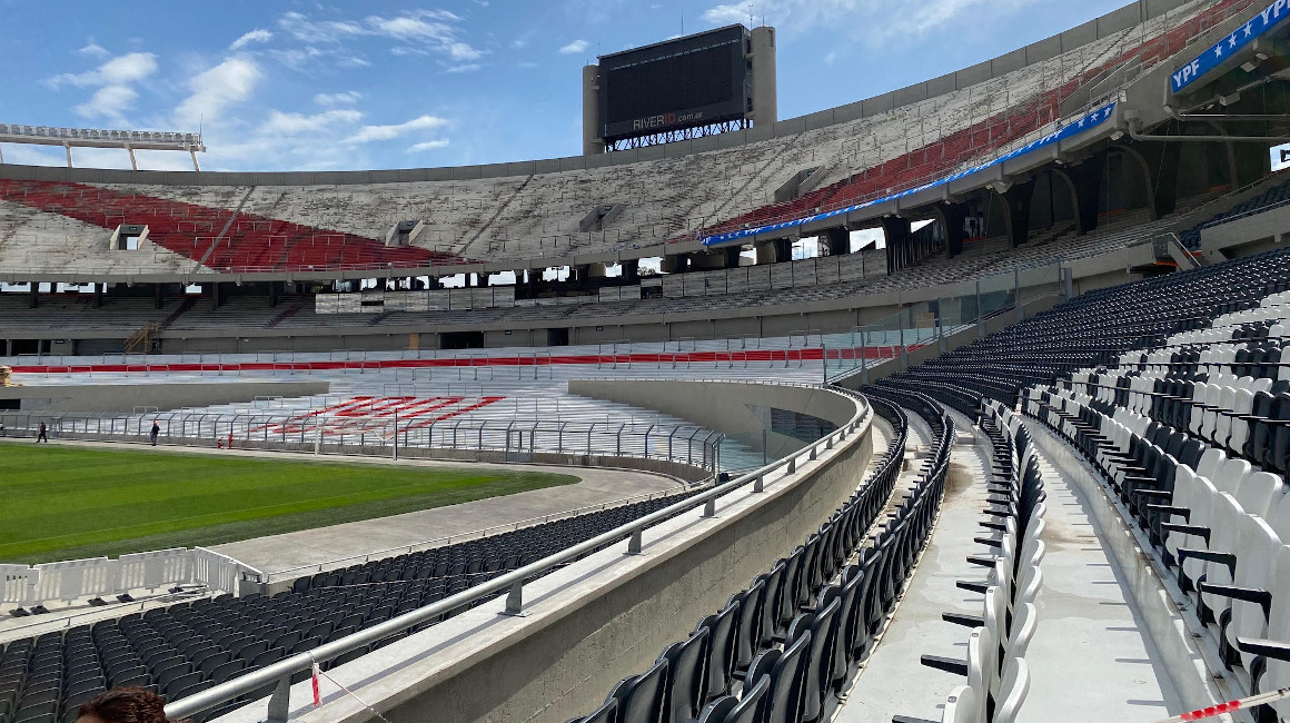 Vista panorámica del estadio Monumental, en Buenos Aires, el 5 de septiembre de 2023.