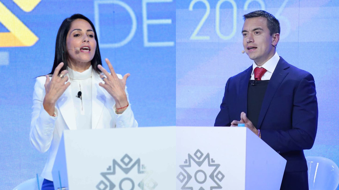 Luisa González y Daniel Noboa se enfrentarán en el debate de segunda vuelta, el 1 de octubre de 2023.