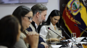 Integrantes de mision electoral OEA agosto 2023