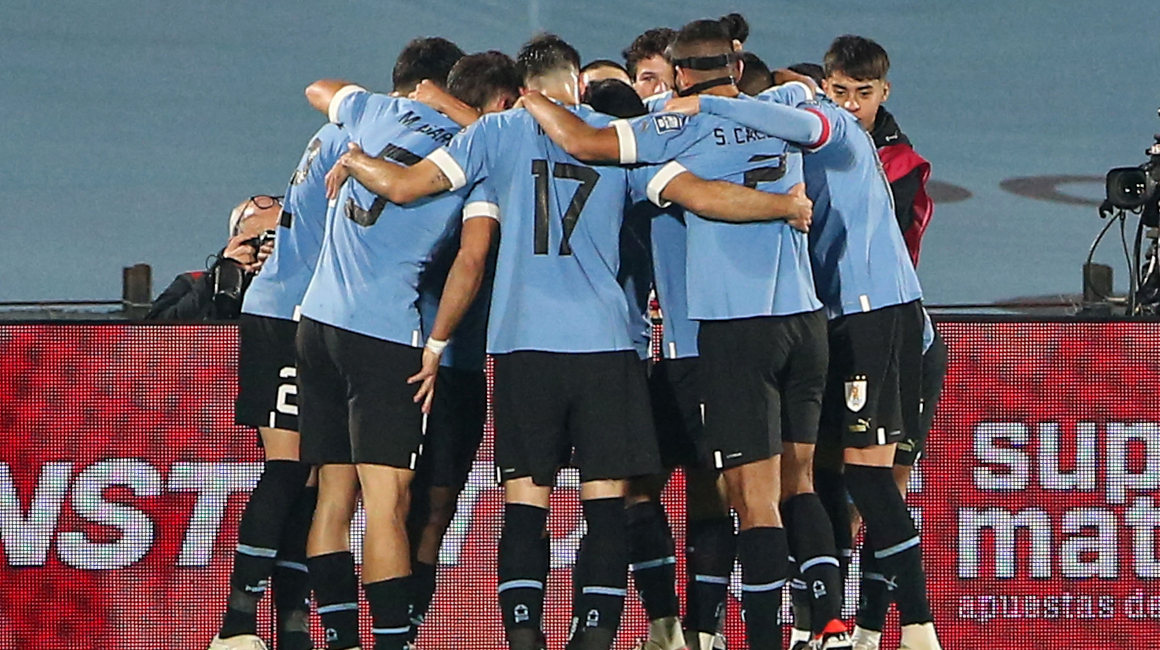 Futbol, Uruguay vs Chile. Eliminatorias mundial 2026. El