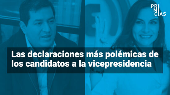 Declaraciones de los candidatos a la vicepresidencia: Andrés Arauz y Verónica Abad