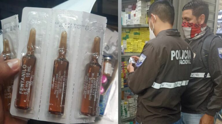 Un local de la Bahía de Guayaquil almacenaba ampollas de fentanilo