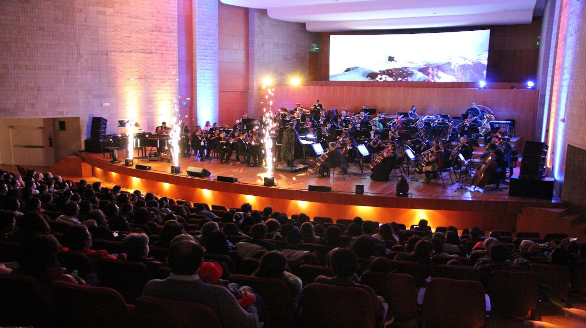 Presentación de la Orquesta Sinfónica Nacional del Ecuador en la Casa de la Música.