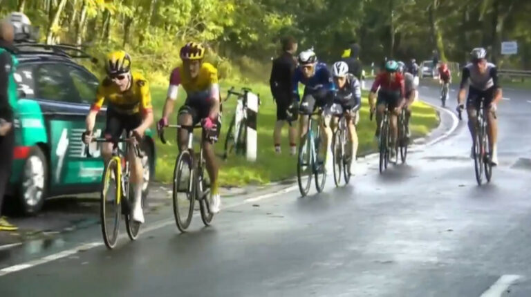 Carapaz acaba noveno y su compañero Healy gana la Etapa 3