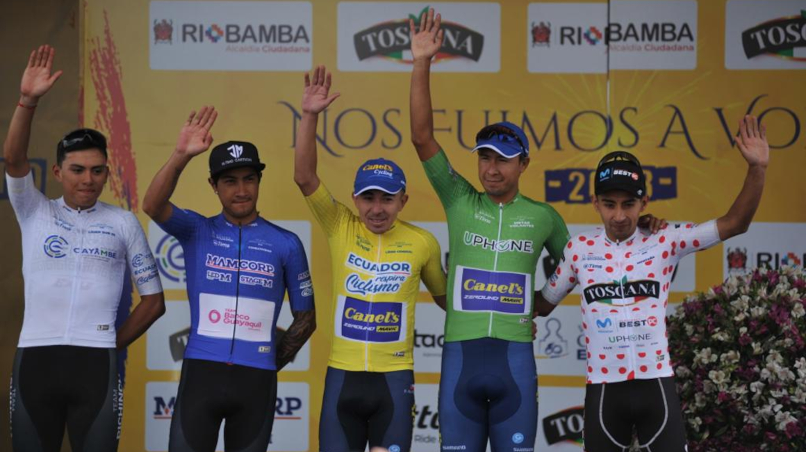 Los líderes tras la Etapa 1 de la Vuelta al Ecuador.