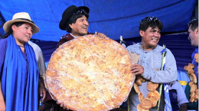 Evo Morales, expresidente de Bolivia, en un evento en su país el 22 de septiembre de 2023.
