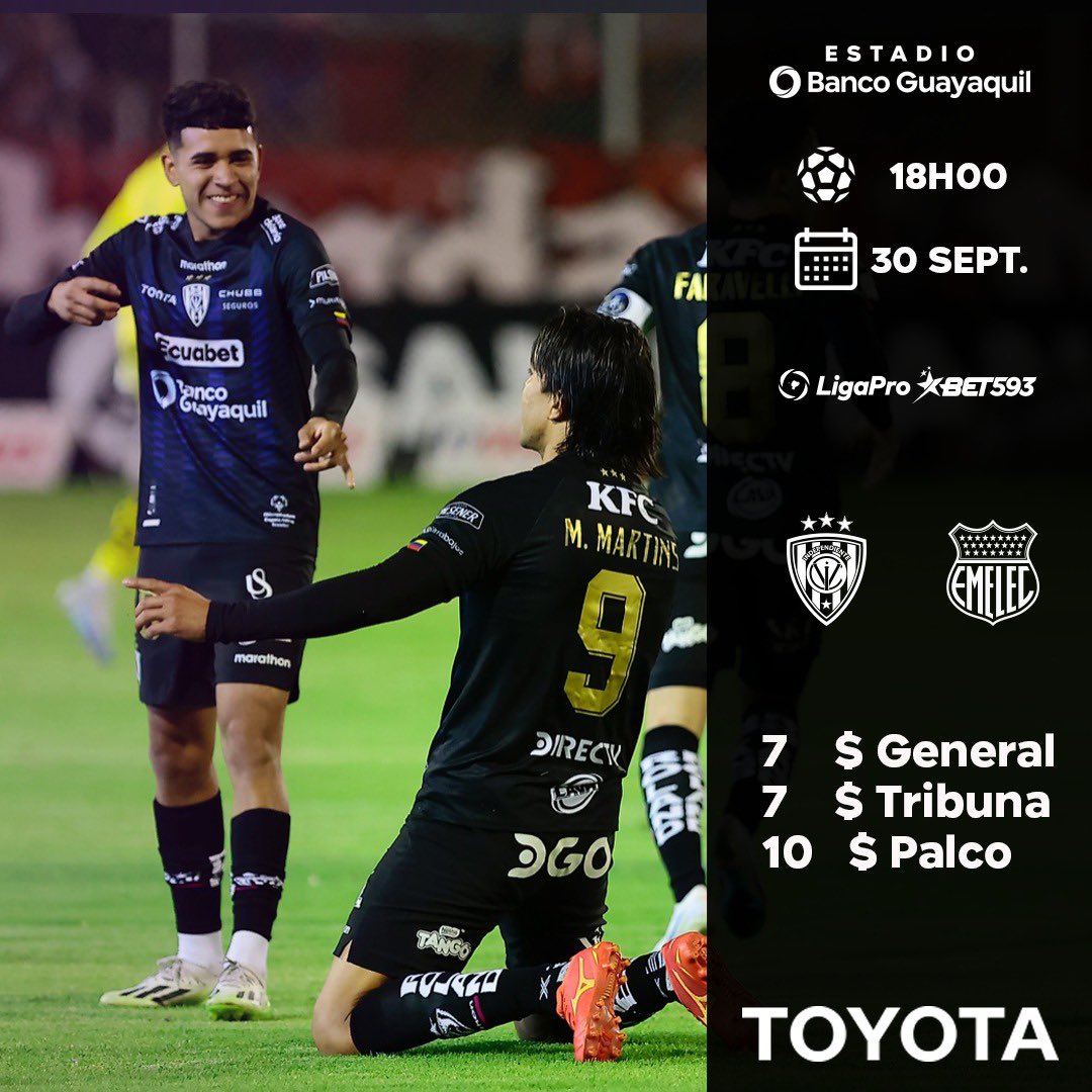 Independiente Emelec precios entradas LigaPro