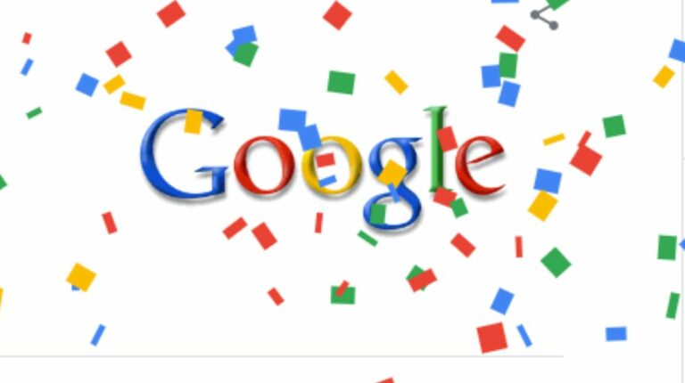 Google celebra sus 25 años con un doodle y confeti