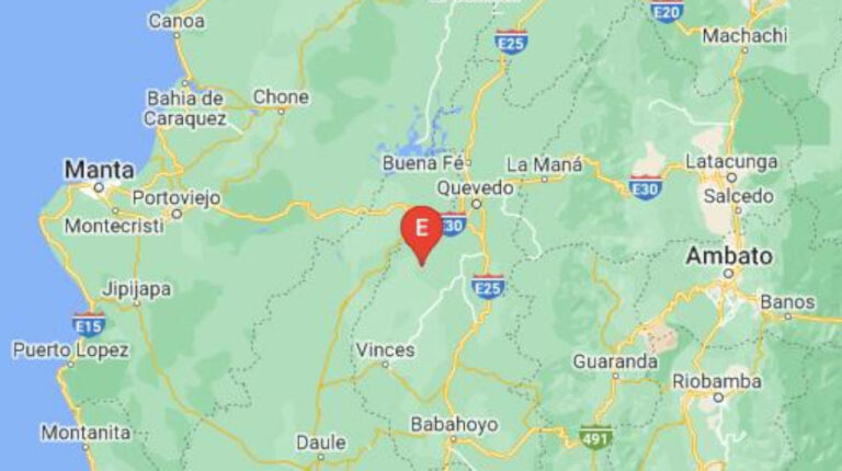 Un sismo de 3,5 se reporta en Mocache, Los Ríos