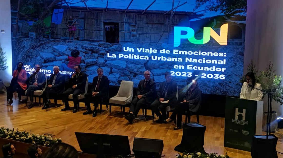 El presidente Guillermo Lasso participó en el Foro de Política de Vivienda, 28 de septiembre de 2023.