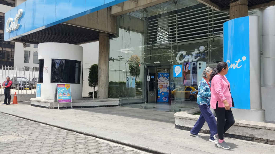 Agencia de CNT en la avenida Naciones Unidas, Quito. 29 de septiembre de 2023.