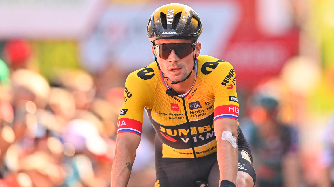 El ciclista esloveno del equipo Jumbo, Primoz Roglic, durante la cuarta etapa de la Vuelta a España 2023, el 29 de agosto de 2023.