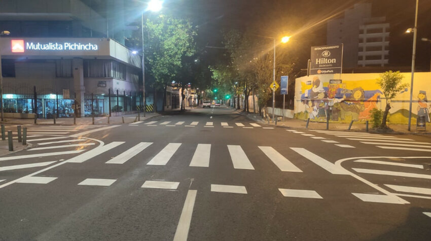 Las calles de sector lucen desoladas, el 30 de septiembre de 2023.
