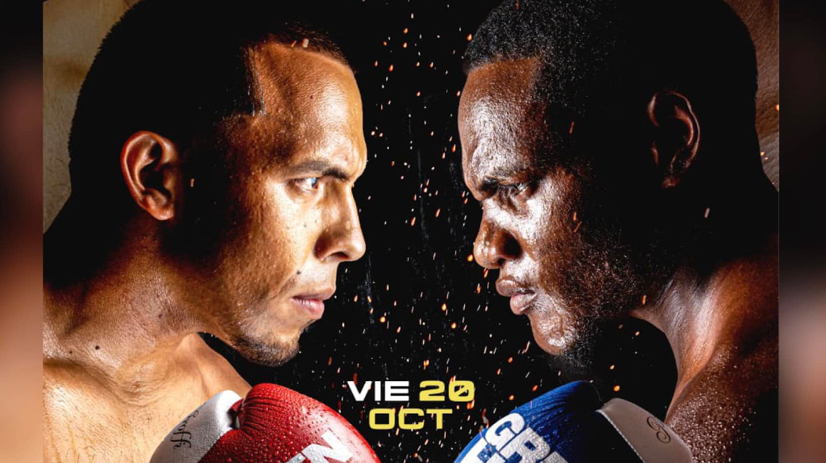 Afiche de la cartelera principal de la pelea entre Árnold González y Edwin Benner.