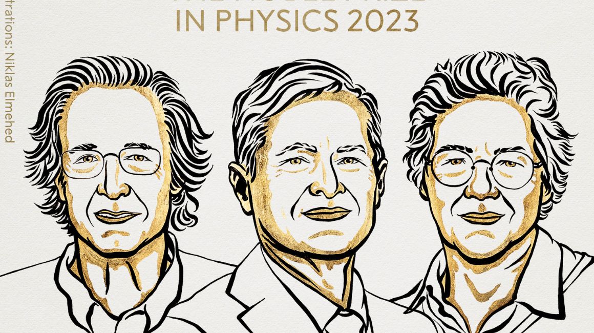 Los ganadores del Premio Nobel de Física 2023.