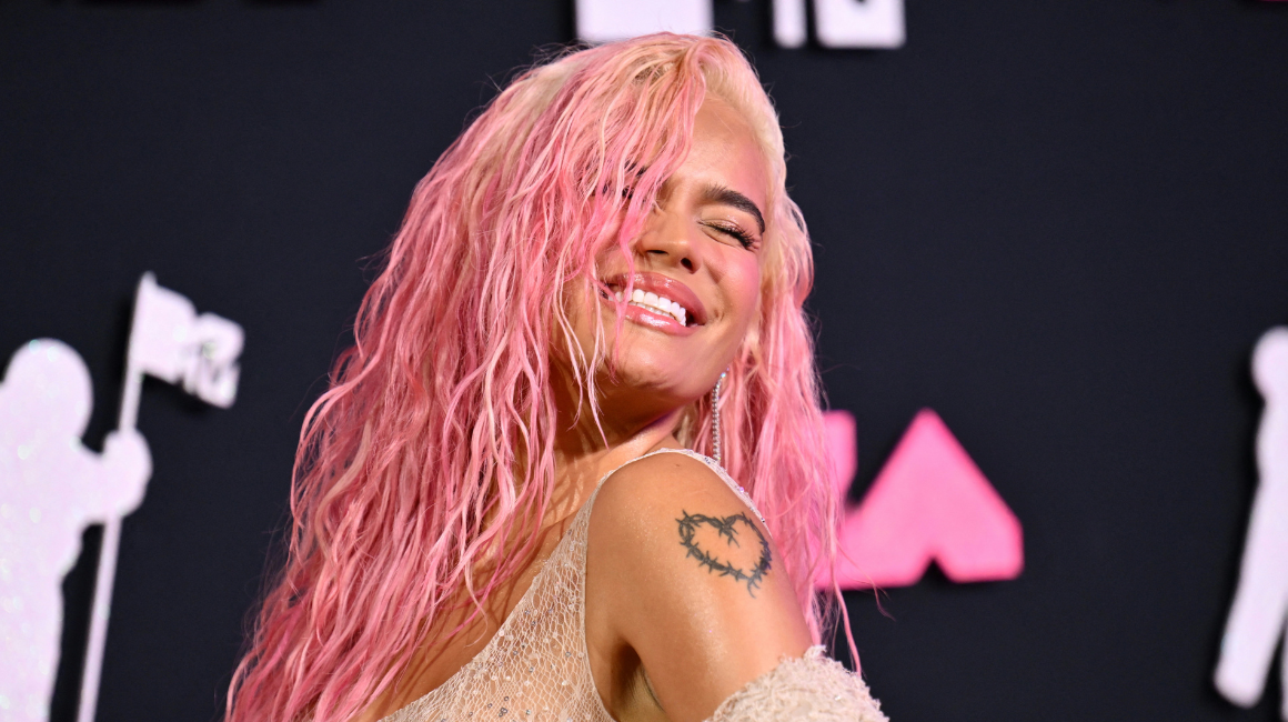La cantante colombiana Karol G en los MTV Video Music Awards, el 12 de septiembre de 2023.
