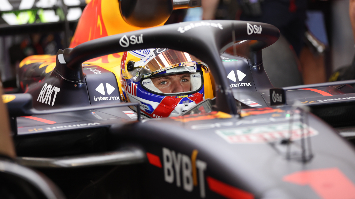 Max Verstappen, durante la práctica previa al Gran Premio de Qatar, este 6 de octubre de 2023.