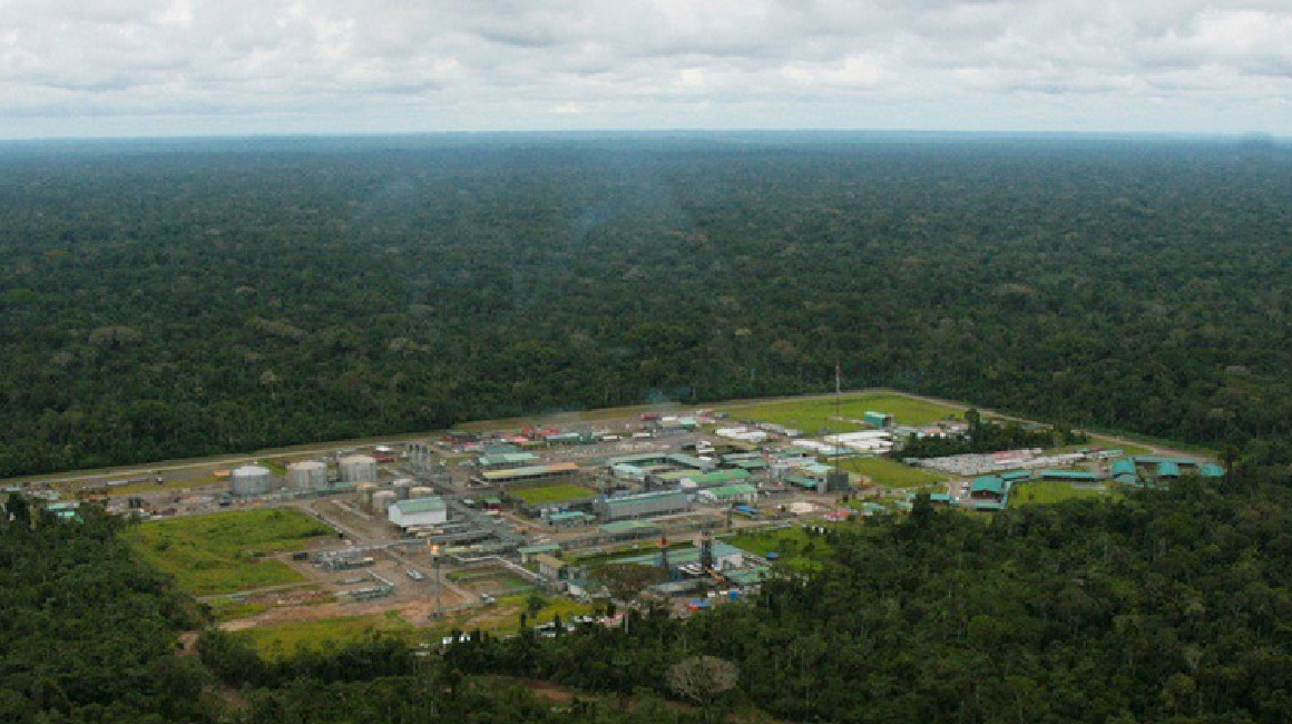 Instalaciones petroleras en la Amazonía de Ecuador el 6 de octubre de 2023.