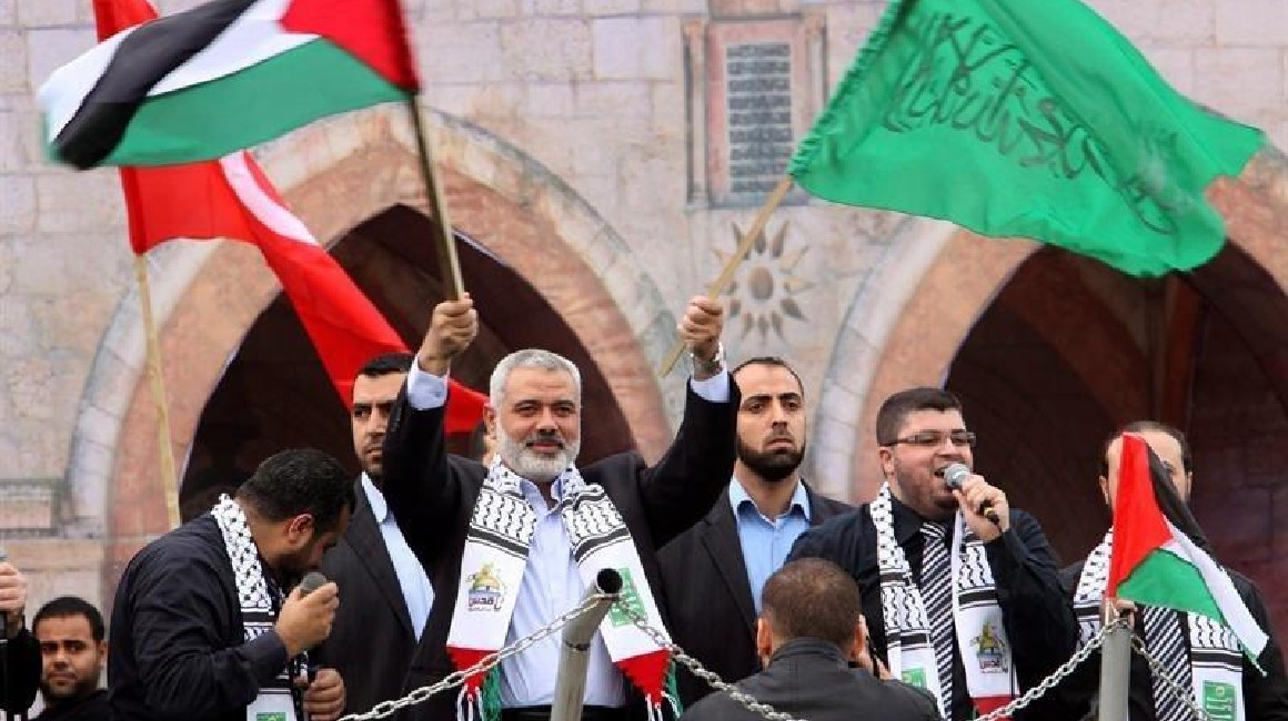 Ismail Haniya, líder de Hamás, el grupo que busca derrotar a Israel.