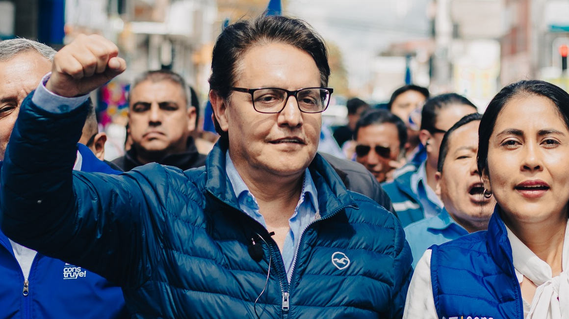 El 7 de julio de 2023, Fernando Villavicencio, candidato a la Presidencia, hizo un recorrido en Latacunga.