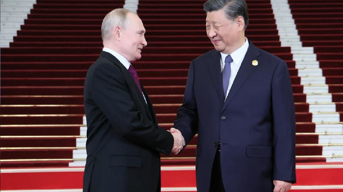 Encuentro de presidentes de China y Rusia el 17 de octubre de 2023.