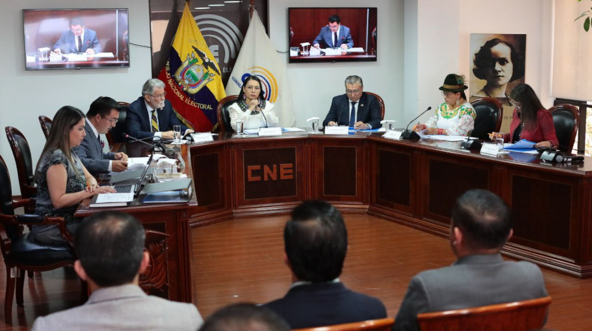 El CNE instaló la audiencia nacional de escrutinios este 19 de octubre de 2023.
