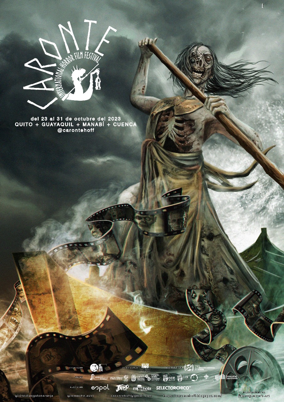 Afiche Festival de cine de terror 'Caronte' 