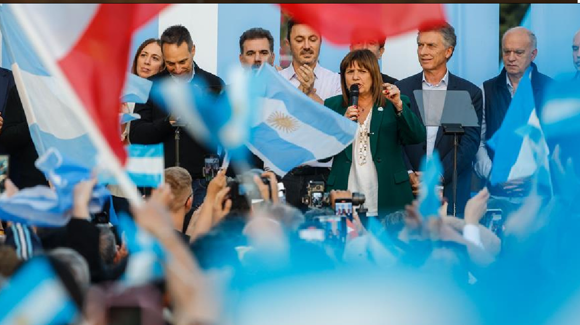 Cierre de campaña de Patricia Bullrich junto a Mauricio Macri