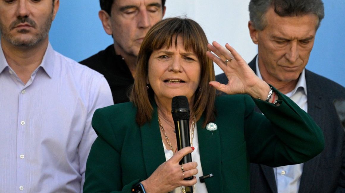 Patricia Bullrich, candidata a la Presidencia de Argentina, el 19 de octubre de 2023 en Buenos Aires.