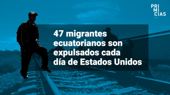 Migrantes ecuatorianos deportados de Estados Unidos