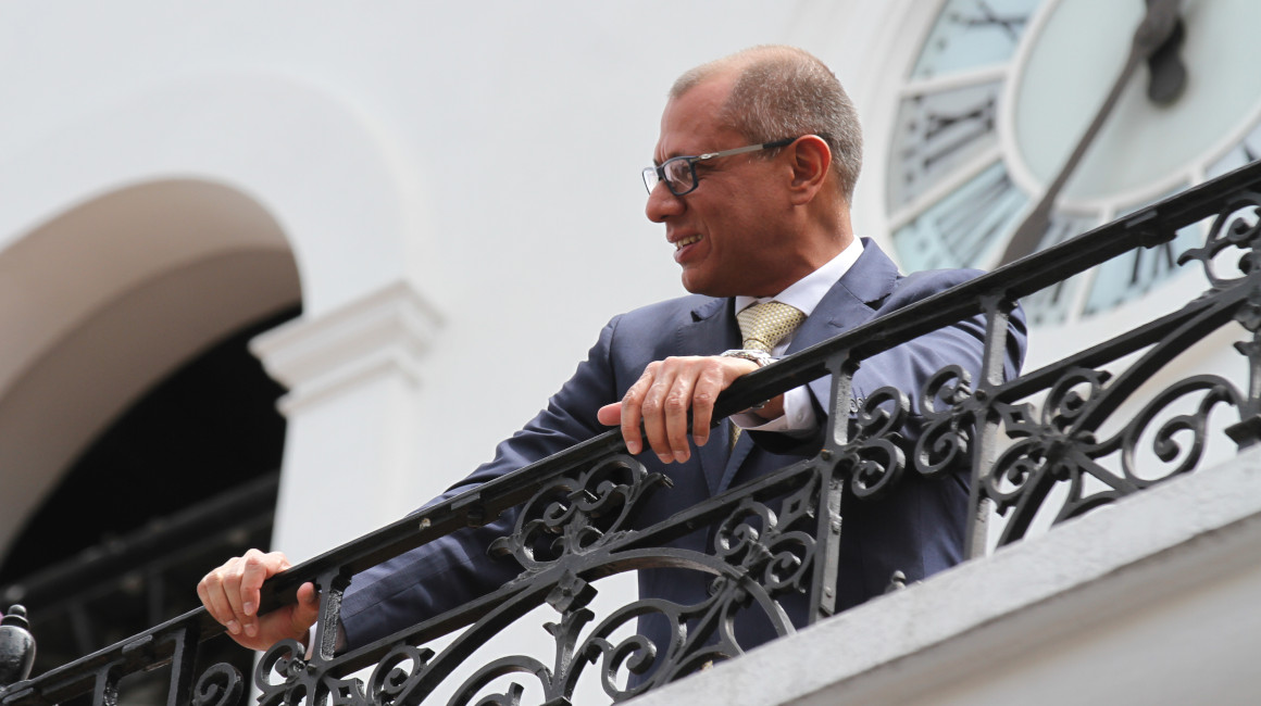 El exvicepresidente Jorge Glas, en junio de 2017, en Quito.