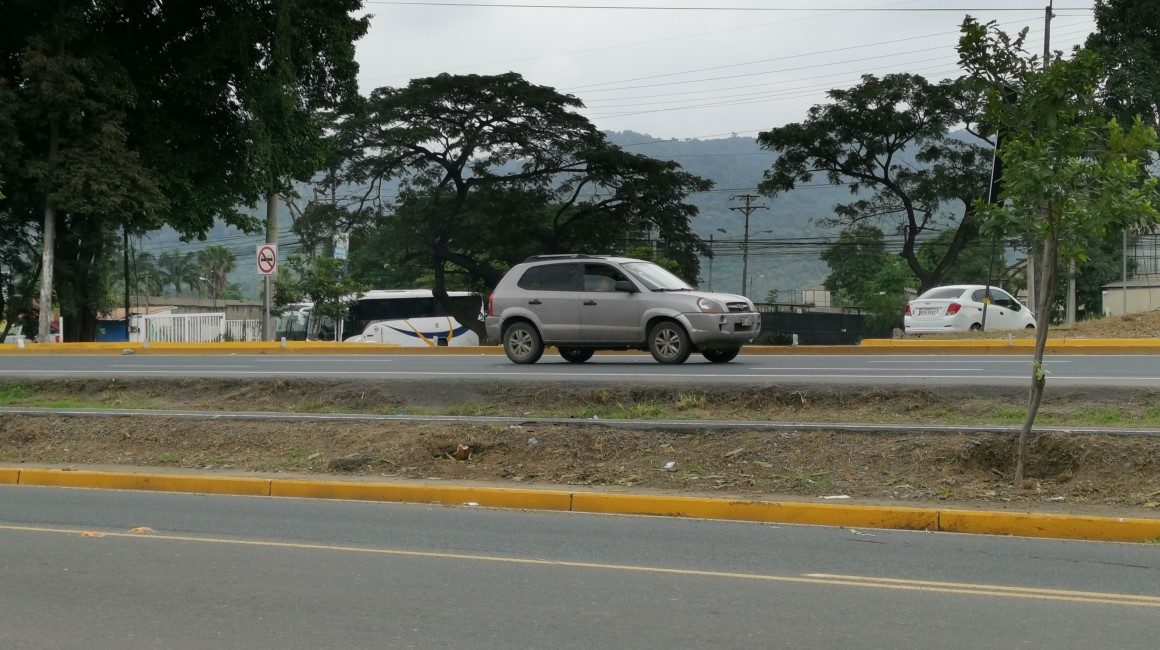 Imagen referencial del kilómetro 11 de la vía a la Costa, en el oeste de Guayaquil.
