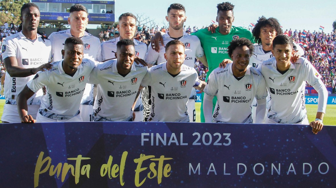 Equipo titular de Liga de Quito, en la final de la Copa Sudamericana 2023.