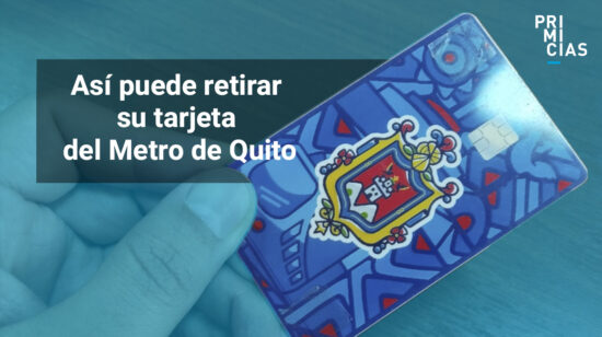 tarjeta ciudad para el Metro de Quito